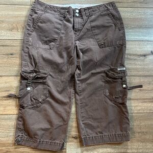 Lucky Brand Brown Cargo Capri